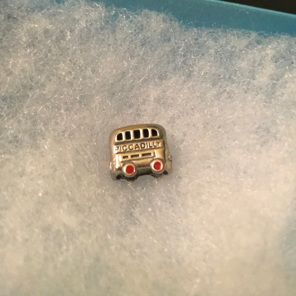 Rare Chamilia Piccadilly Bus Charm Double Decker